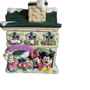 DISNEY‎ Christmas Cookie Jar Mickey Minnie Mouse Donald & Daisy Duck Pluto Goofy